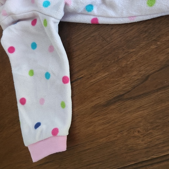 Cater's, Super Comfy, 12 Month, Flame Resistant Sleeper, Light Pink w head band - Picture 8 of 11